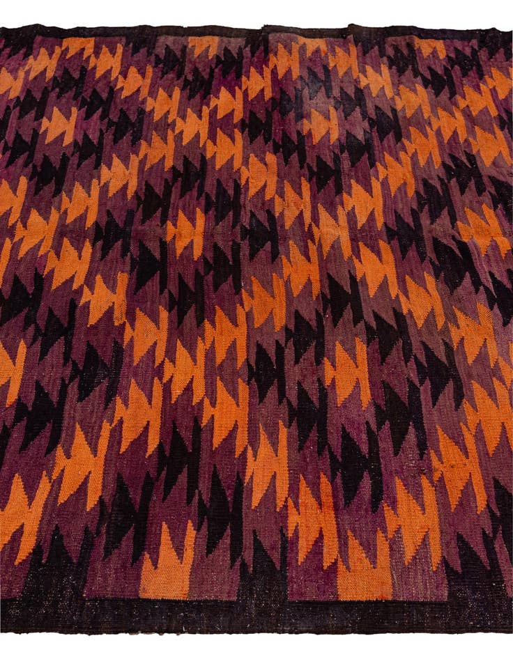 Detail image of  5' x 11' 1  Hand Woven Kilim Fars Wool Runner Rug