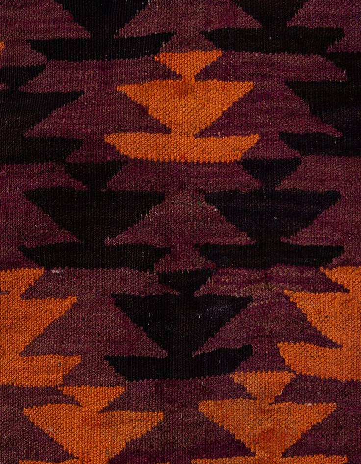 Detail image of  5' x 11' 1  Hand Woven Kilim Fars Wool Runner Rug