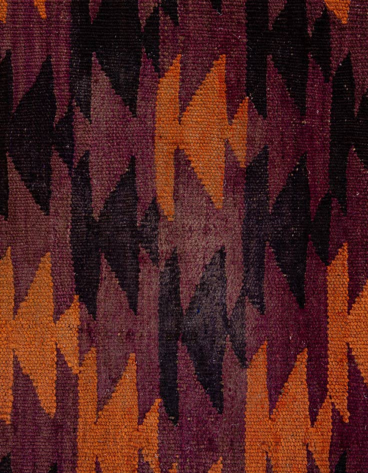 Detail image of  5' x 11' 1  Hand Woven Kilim Fars Wool Runner Rug