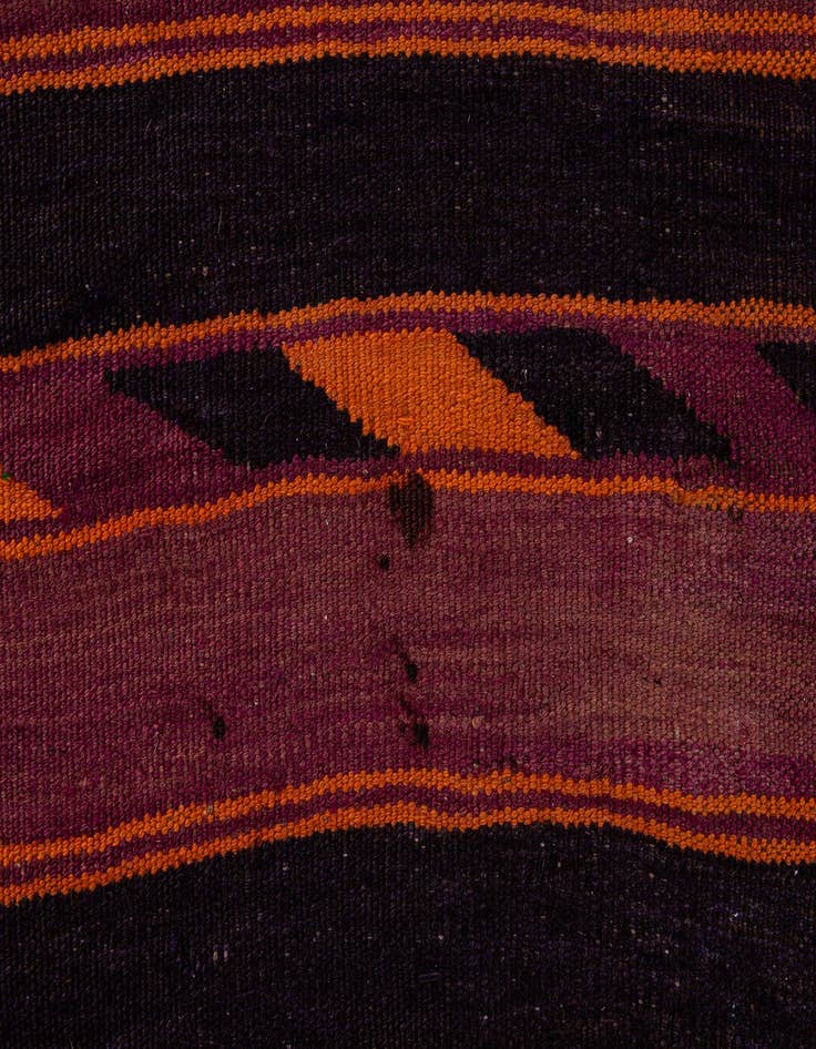 Detail image of  5' x 11' 1  Hand Woven Kilim Fars Wool Runner Rug