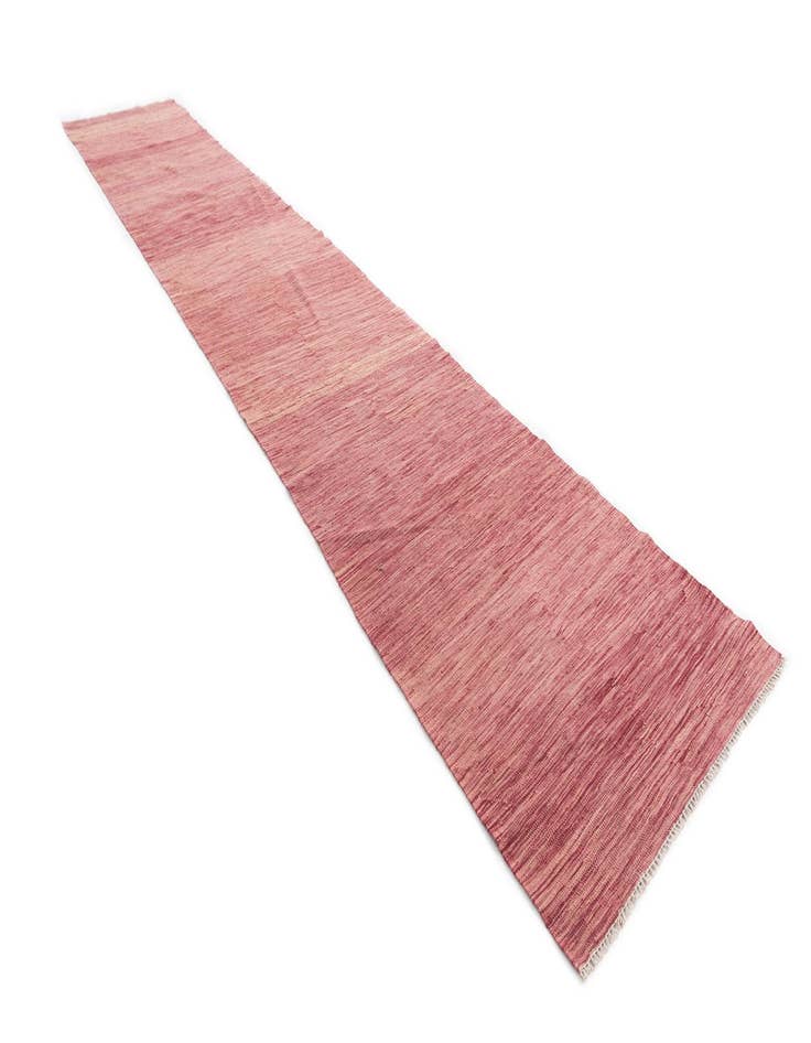 Detail image of  2' 10 x 16' 5  Hand Woven Kilim Modern Wool Runner Rug