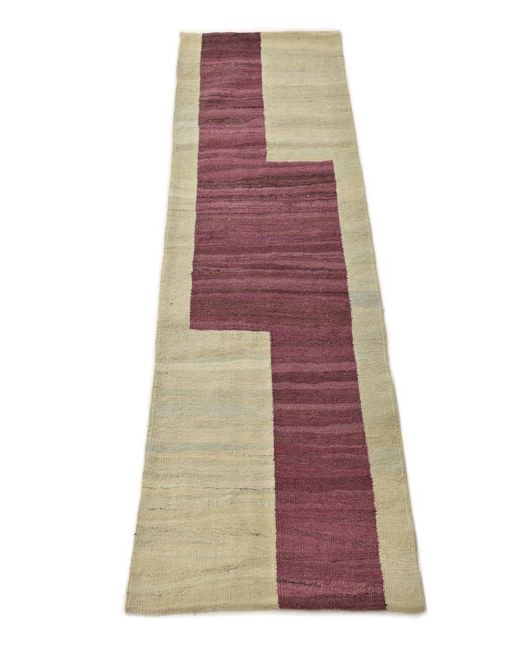 Detail image of  2' 4 x 5' 4  Hand Woven Kilim Modern Wool Runner Rug