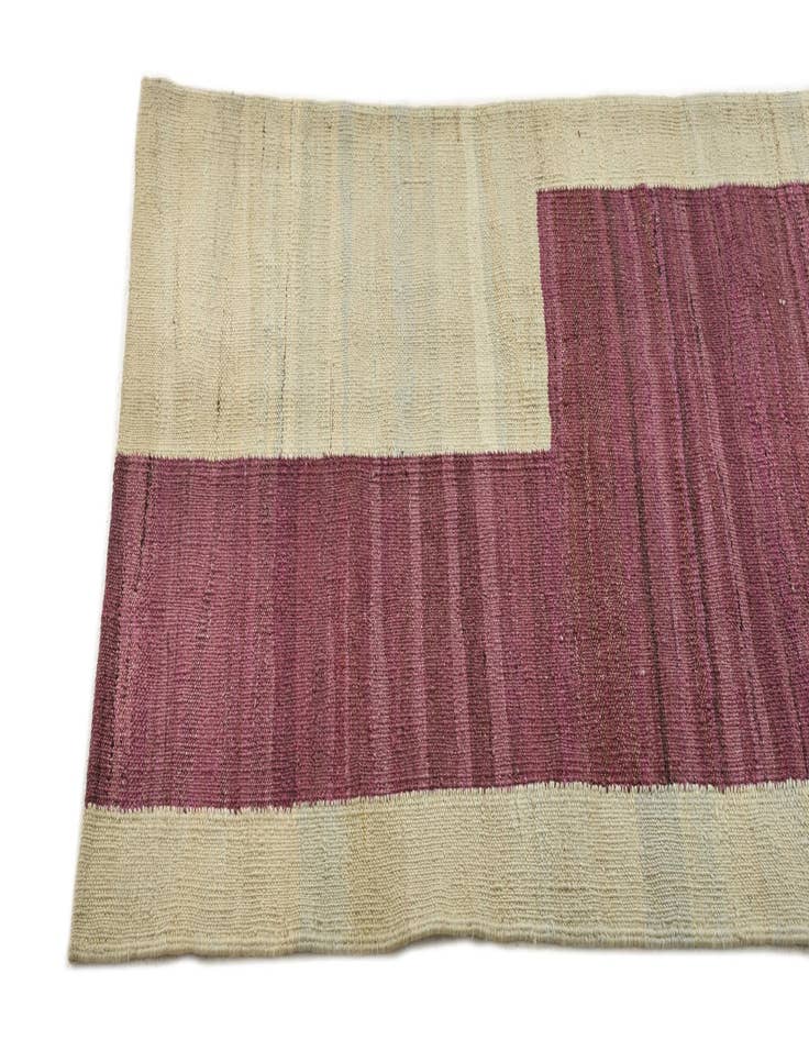 Detail image of  2' 4 x 5' 4  Hand Woven Kilim Modern Wool Runner Rug