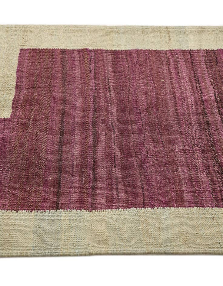 Detail image of  2' 4 x 5' 4  Hand Woven Kilim Modern Wool Runner Rug