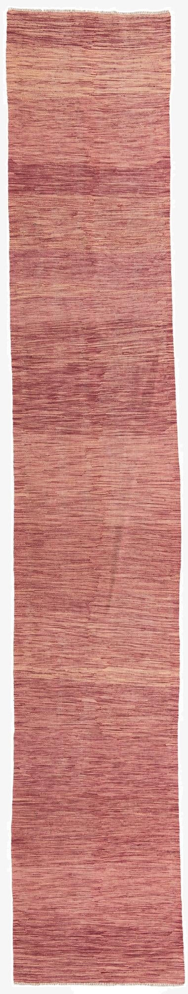 2' 10 x 16' 5  Hand Woven Kilim Modern Wool Runner Rug