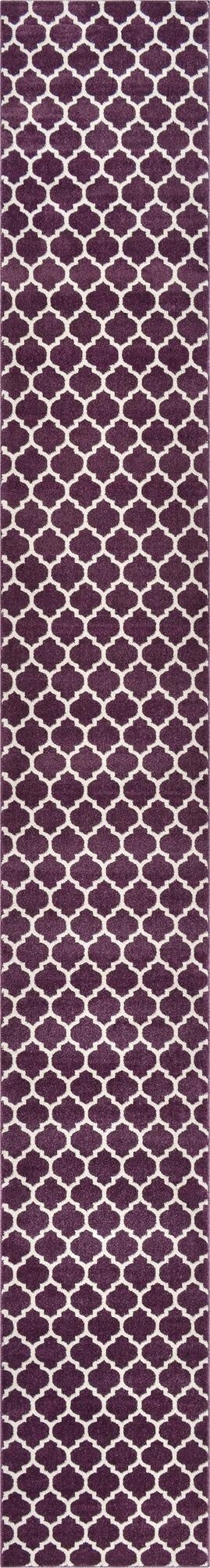  2' 7 x 19' 8 Lattice Runner Rug