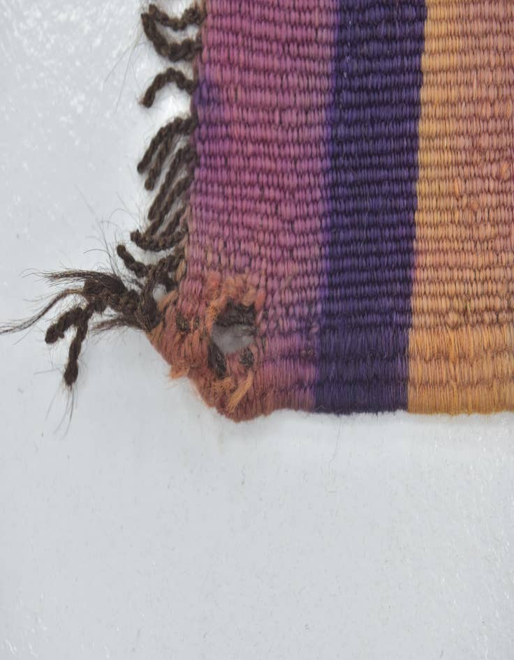 Detail image of  6' 5 x 15' 4  Hand Knotted Moroccan Wool Runner Rug