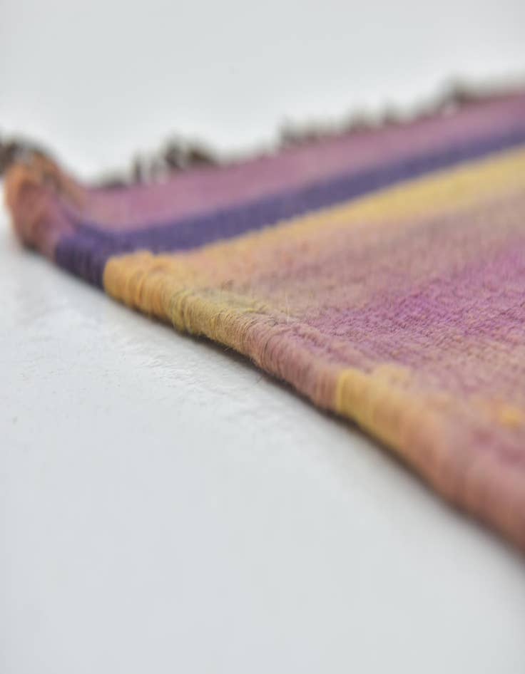 Detail image of  6' 5 x 15' 4  Hand Knotted Moroccan Wool Runner Rug