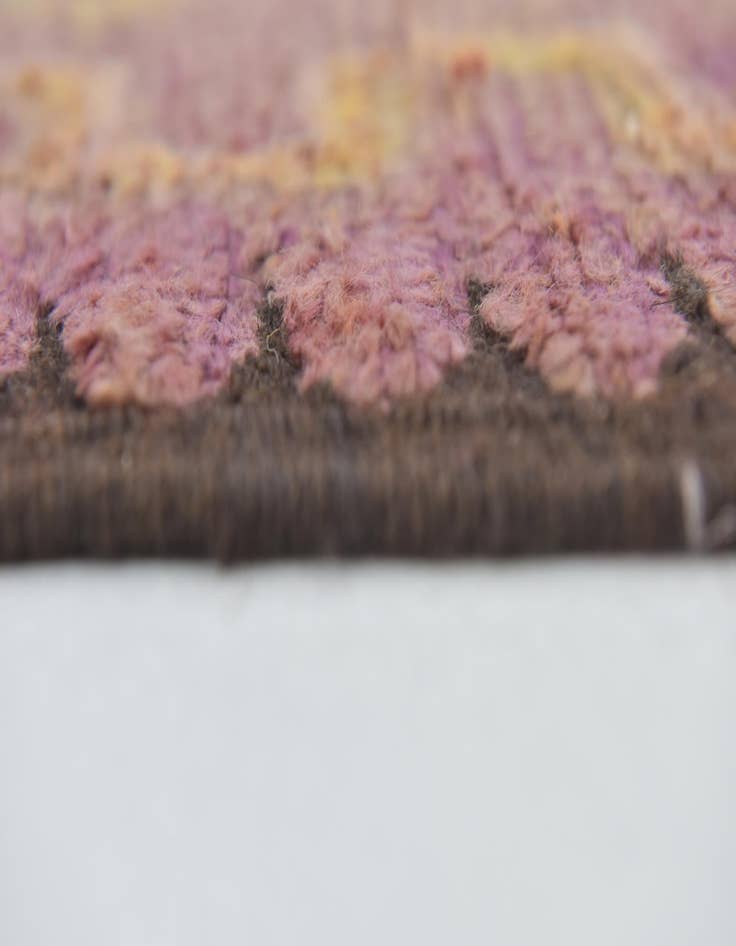 Detail image of  6' 5 x 15' 4  Hand Knotted Moroccan Wool Runner Rug