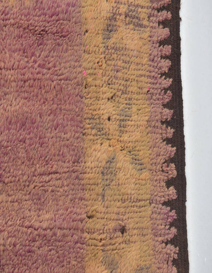 Detail image of  6' x 14' 4  Hand Knotted Moroccan Wool Runner Rug