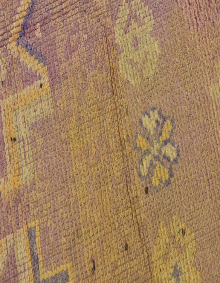 Detail image of  6' 2 x 16' 8  Hand Knotted Moroccan Wool Runner Rug