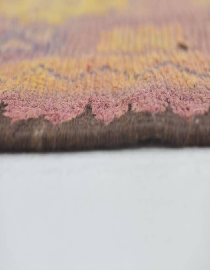 Detail image of  6' 2 x 16' 8  Hand Knotted Moroccan Wool Runner Rug