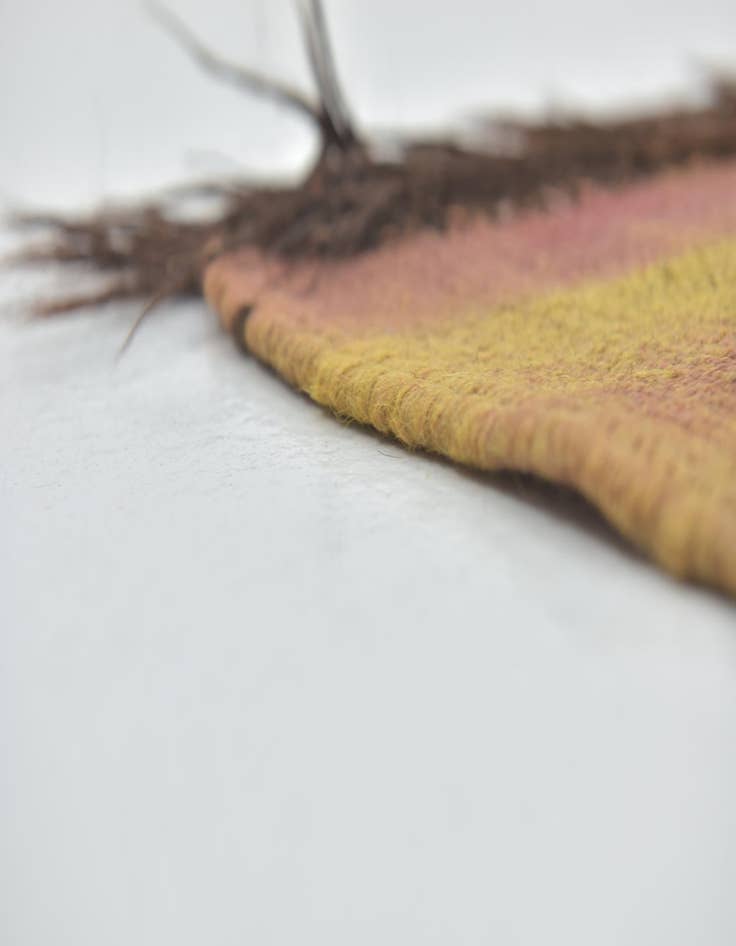 Detail image of  6' 4 x 16'  Hand Knotted Moroccan Wool Runner Rug