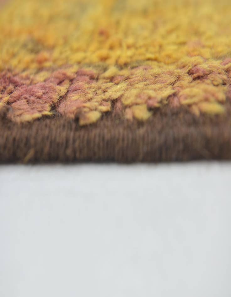 Detail image of  6' 4 x 16'  Hand Knotted Moroccan Wool Runner Rug