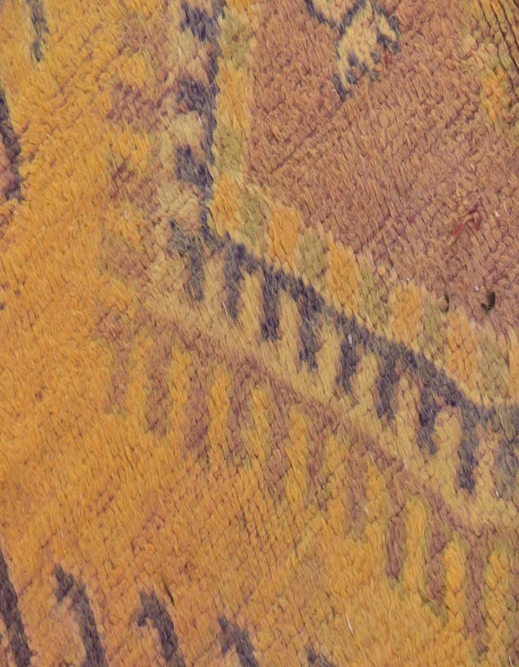 Detail image of  6' 10 x 14' 8  Hand Knotted Moroccan Wool Runner Rug