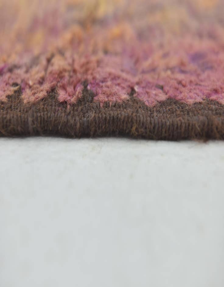 Detail image of  6' 10 x 14' 8  Hand Knotted Moroccan Wool Runner Rug