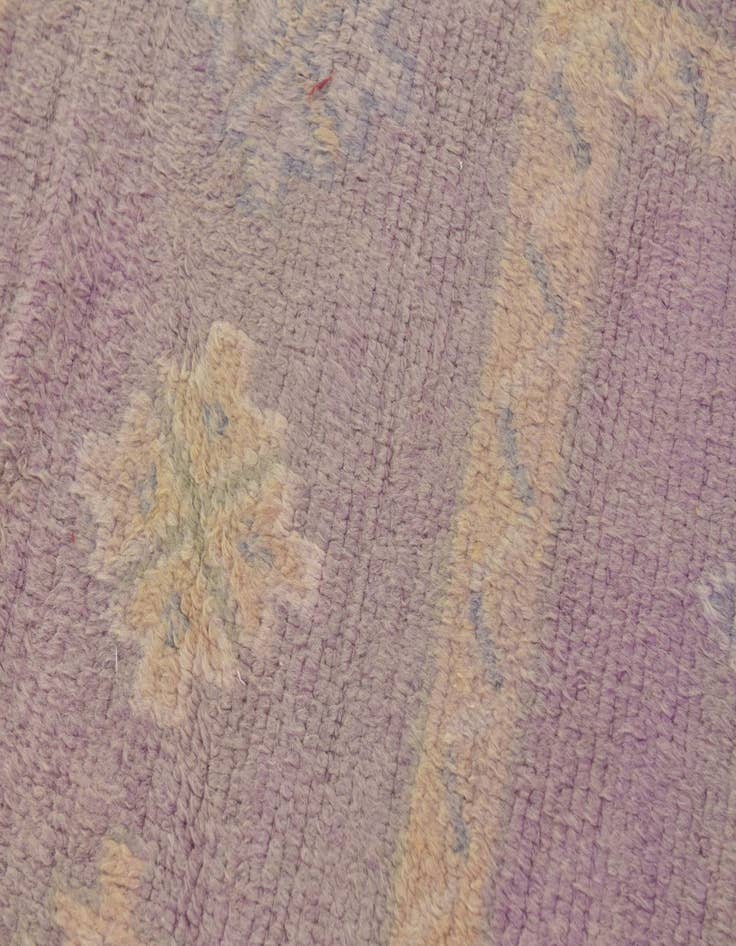 Detail image of 6' 5 x 14' 6 Hand Knotted Moroccan Wool Runner Rug