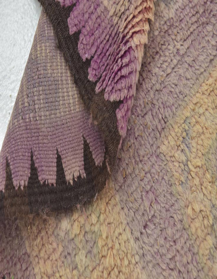 Detail image of 6' 5 x 14' 6 Hand Knotted Moroccan Wool Runner Rug