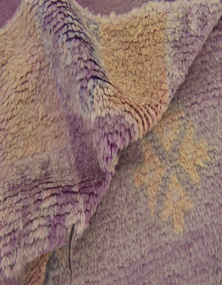 Detail image of 6' 5 x 14' 6 Hand Knotted Moroccan Wool Runner Rug