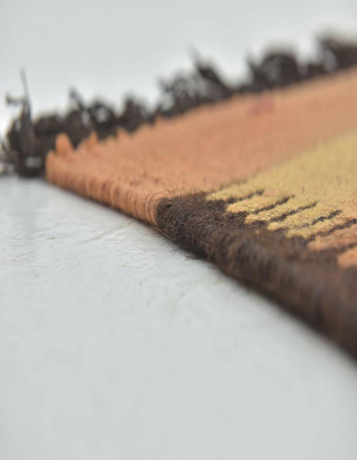 Detail image of  6' 5 x 15'  Hand Knotted Moroccan Wool Runner Rug