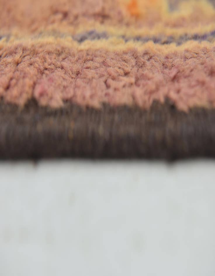 Detail image of  6' 5 x 15'  Hand Knotted Moroccan Wool Runner Rug