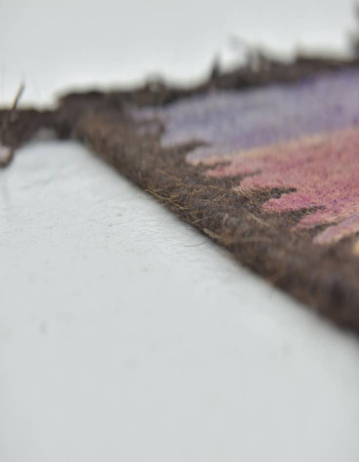 Detail image of  5' 9 x 17' 3  Hand Knotted Moroccan Wool Runner Rug