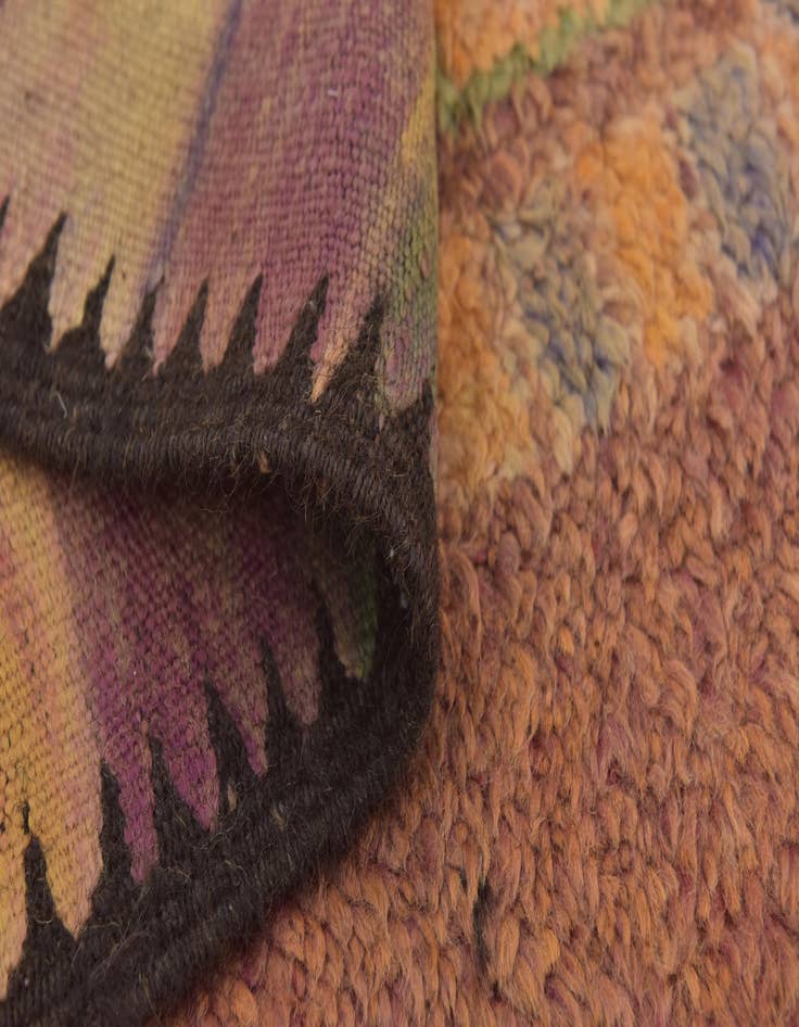 Detail image of  5' 9 x 17' 3  Hand Knotted Moroccan Wool Runner Rug