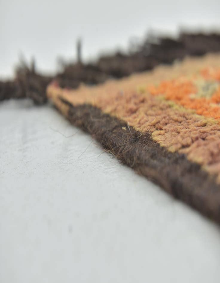 Detail image of  5' 5 x 10' 10  Hand Knotted Moroccan Wool Runner Rug