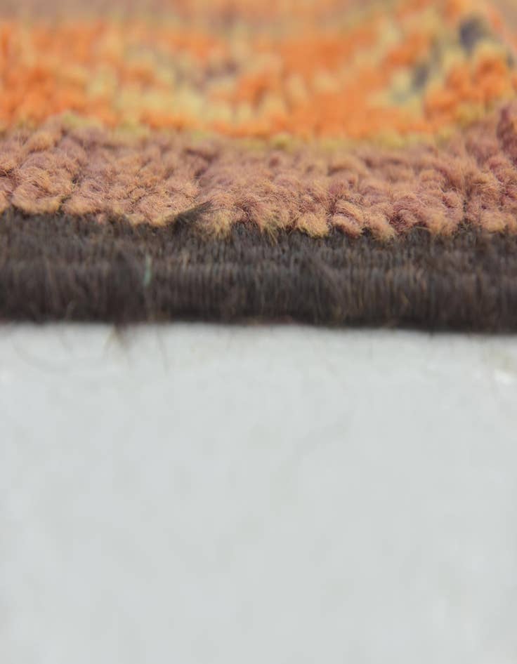 Detail image of  5' 5 x 10' 10  Hand Knotted Moroccan Wool Runner Rug