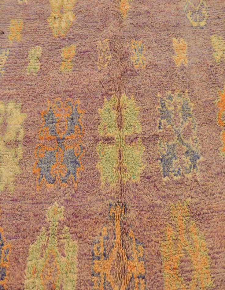 Detail image of  6' x 12' 7  Hand Knotted Moroccan Wool Runner Rug