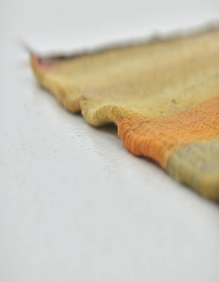 Detail image of  6' x 12' 7  Hand Knotted Moroccan Wool Runner Rug