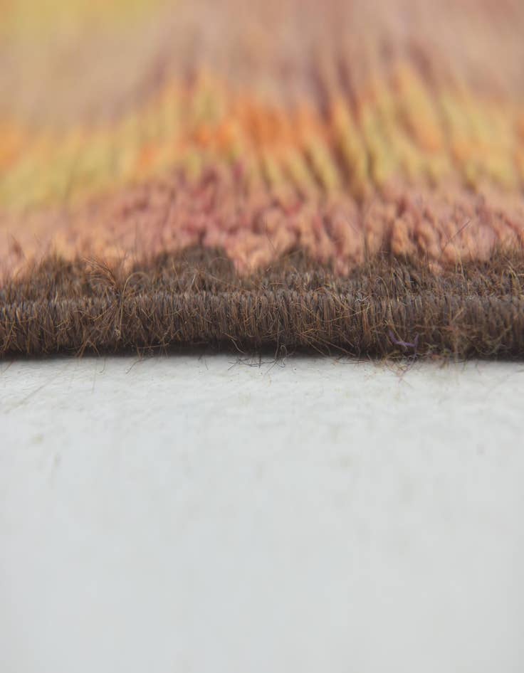 Detail image of  6' x 12' 7  Hand Knotted Moroccan Wool Runner Rug