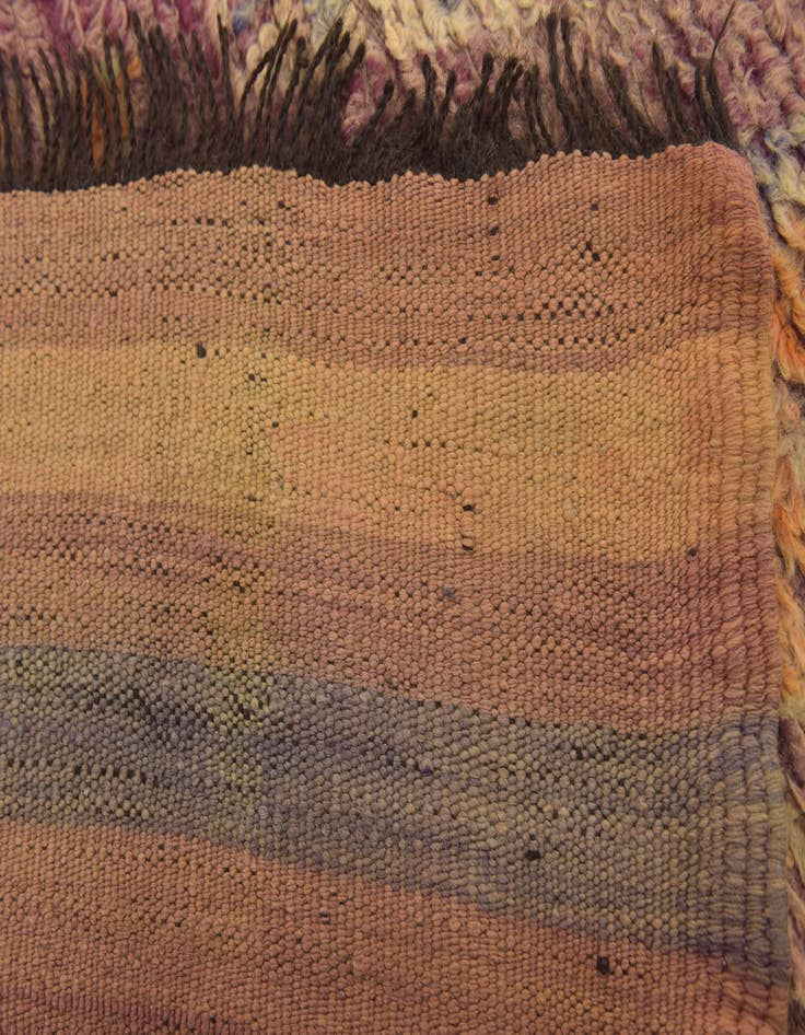 Detail image of  5' 10 x 15' 5  Hand Knotted Moroccan Wool Runner Rug