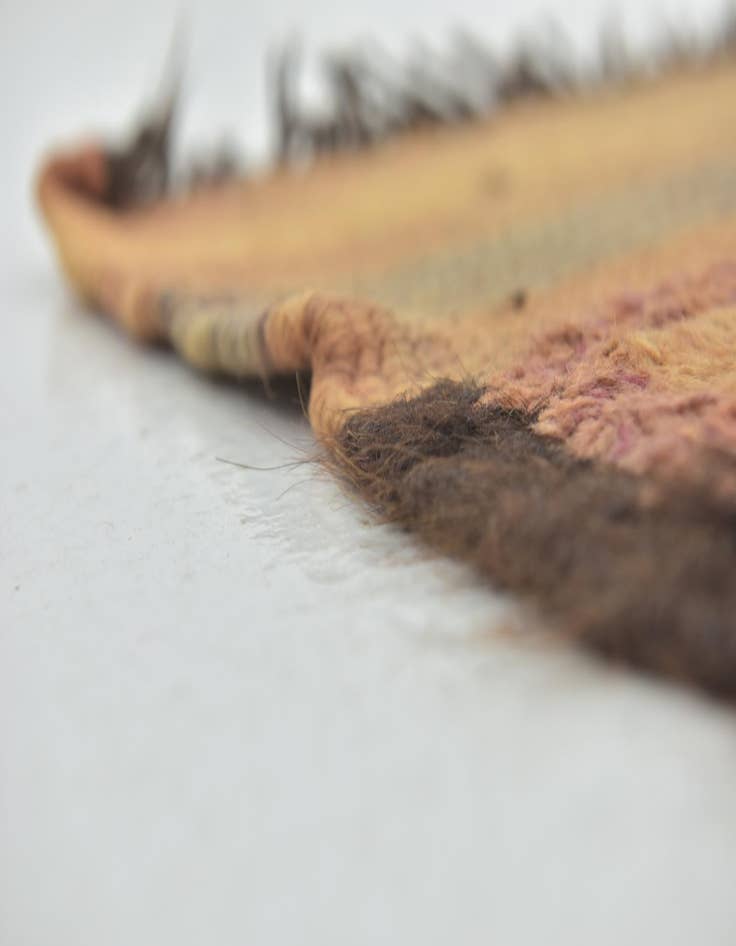 Detail image of  5' 10 x 15' 5  Hand Knotted Moroccan Wool Runner Rug