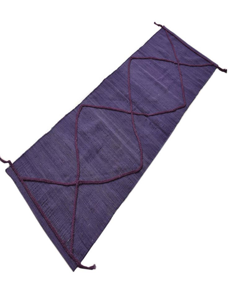 Detail image of 2' 7 x 8' 1 Hand Knotted Moroccan Wool Runner Rug