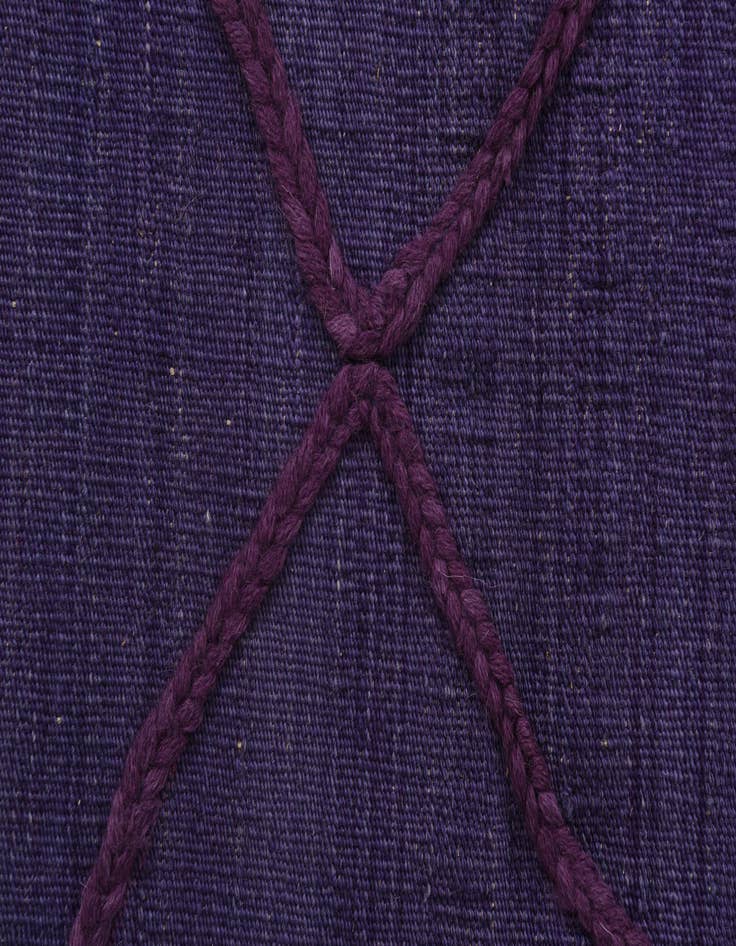 Detail image of 2' 7 x 8' 1 Hand Knotted Moroccan Wool Runner Rug