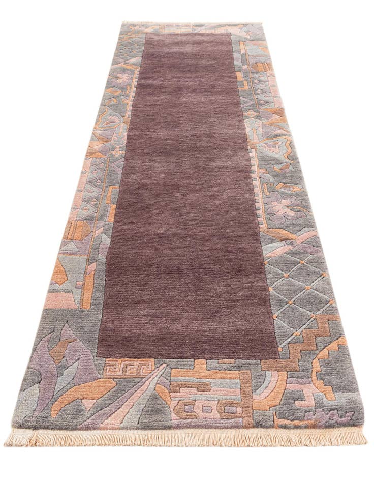 Detail image of  2' 6 x 8' 10  Hand Knotted Nepal Wool Runner Rug