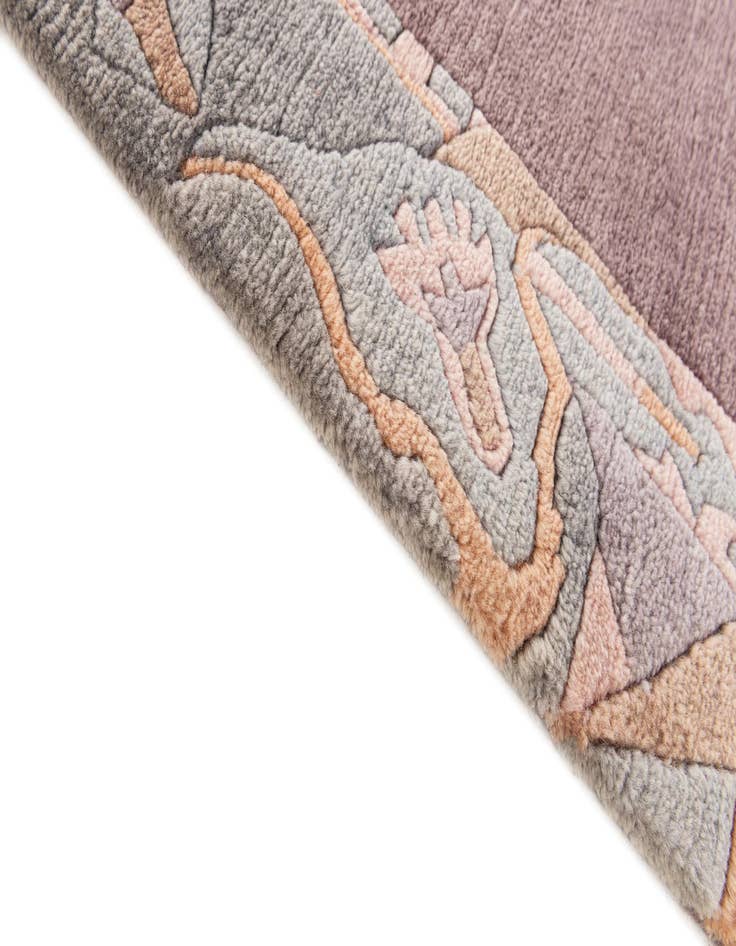Detail image of  2' 6 x 8' 10  Hand Knotted Nepal Wool Runner Rug