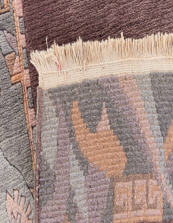 Detail image of  2' 6 x 8' 10  Hand Knotted Nepal Wool Runner Rug