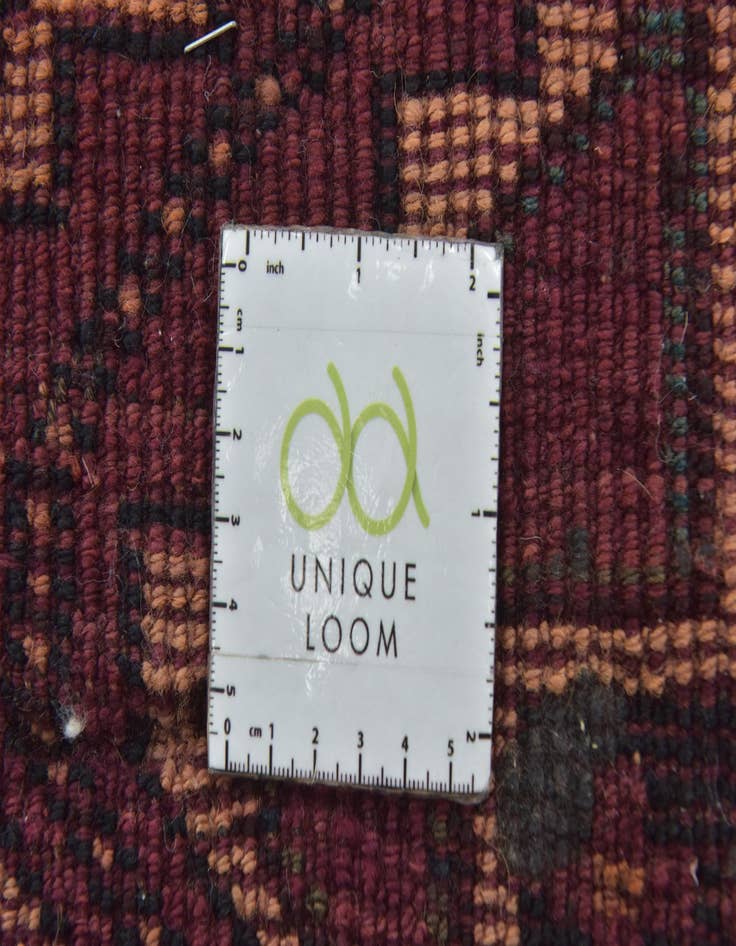 Detail image of 4' 4 x 9' Hand Knotted Shiraz-Lori Persian Wool Runner Rug