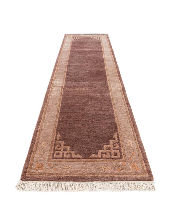 Detail image of  2' 10 x 11' 3  Hand Knotted Tibet Wool Runner Rug