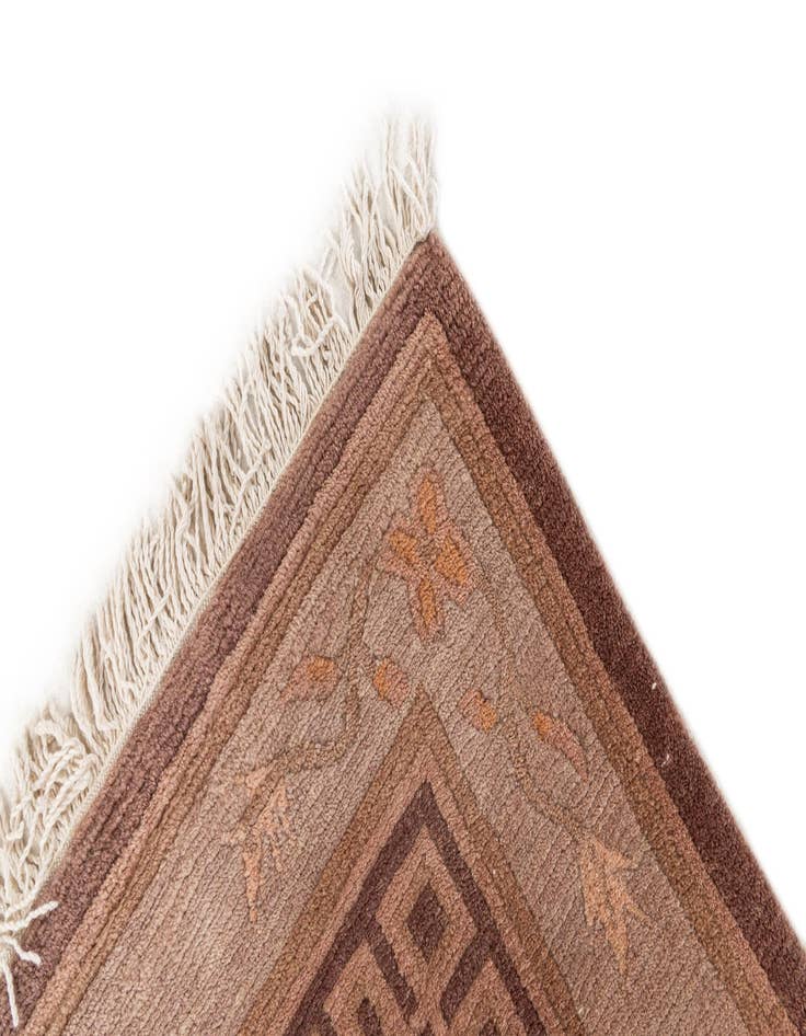 Detail image of  2' 10 x 11' 3  Hand Knotted Tibet Wool Runner Rug