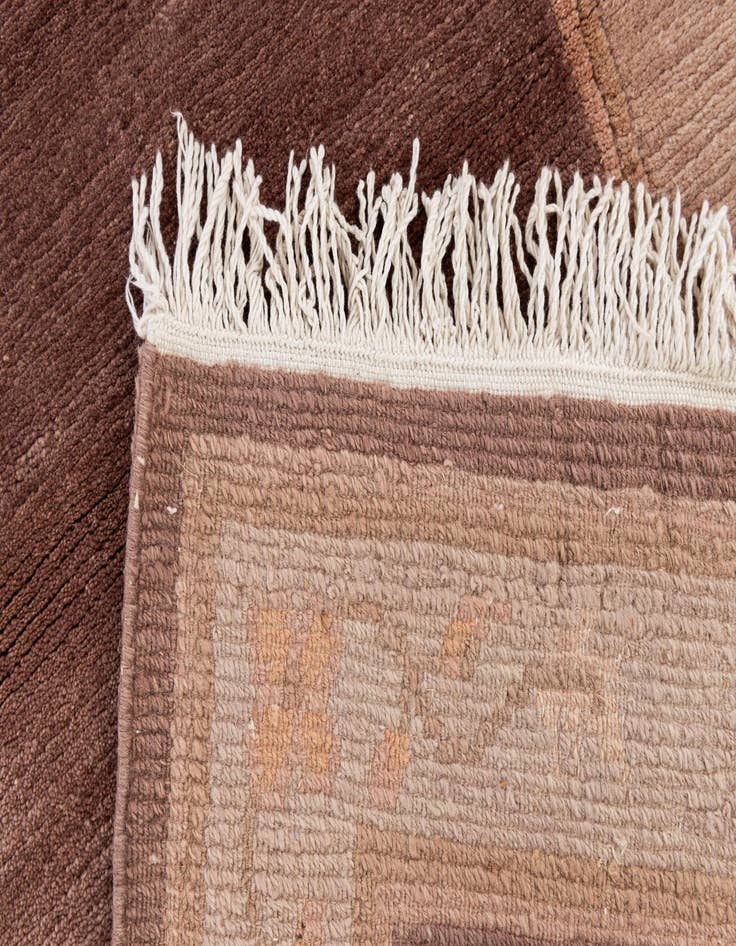 Detail image of  2' 10 x 11' 3  Hand Knotted Tibet Wool Runner Rug