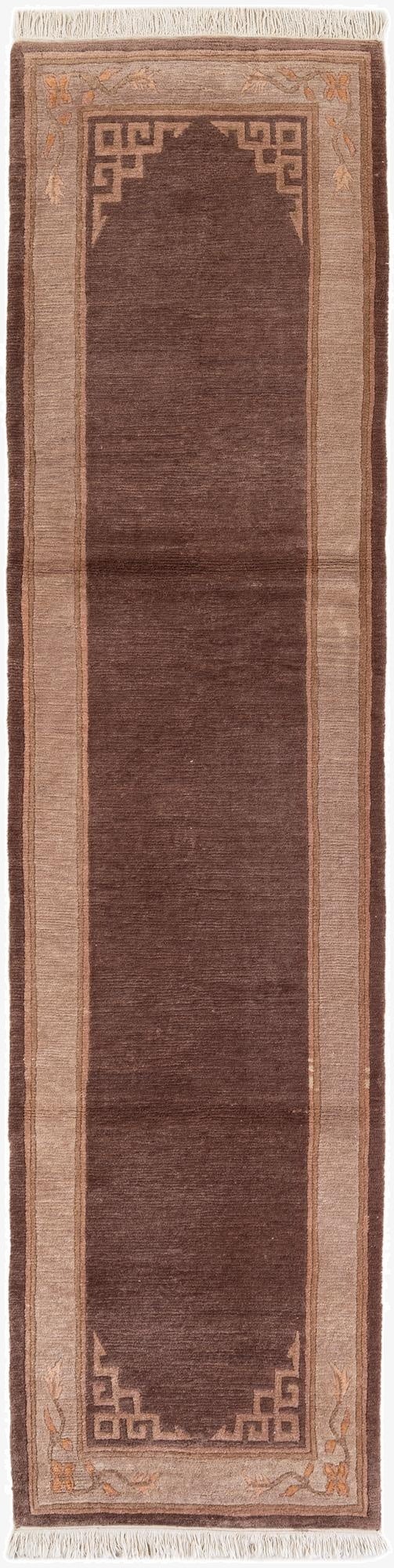  2' 10 x 11' 3  Hand Knotted Tibet Wool Runner Rug