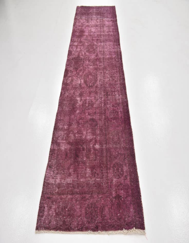 Detail image of  3' 4 x 11' 2  Hand Knotted Ultra Vintage Persian Wool Runner Rug