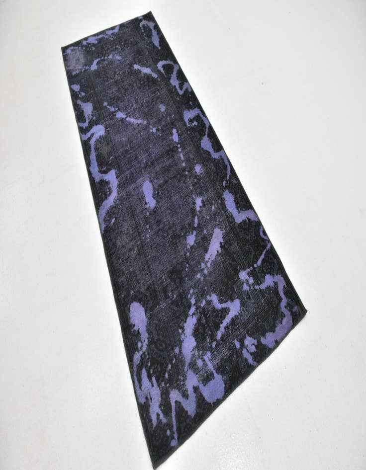 Detail image of  3' 4 x 7' 9  Hand Knotted Ultra Vintage Persian Wool Runner Rug