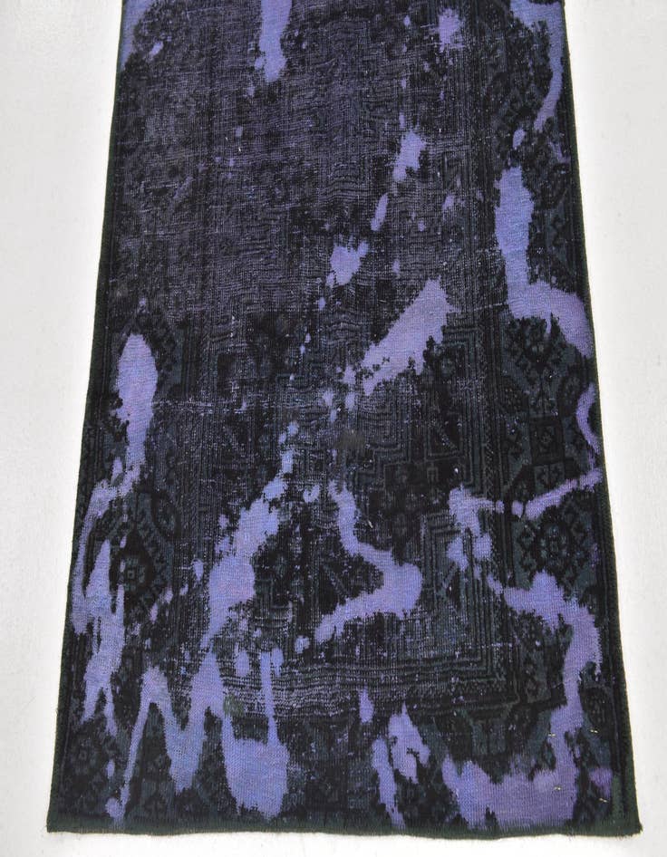 Detail image of  3' 4 x 7' 9  Hand Knotted Ultra Vintage Persian Wool Runner Rug