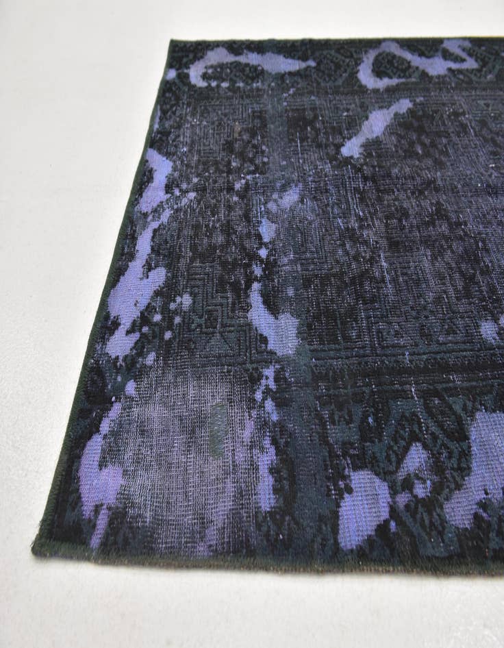 Detail image of  3' 4 x 7' 9  Hand Knotted Ultra Vintage Persian Wool Runner Rug