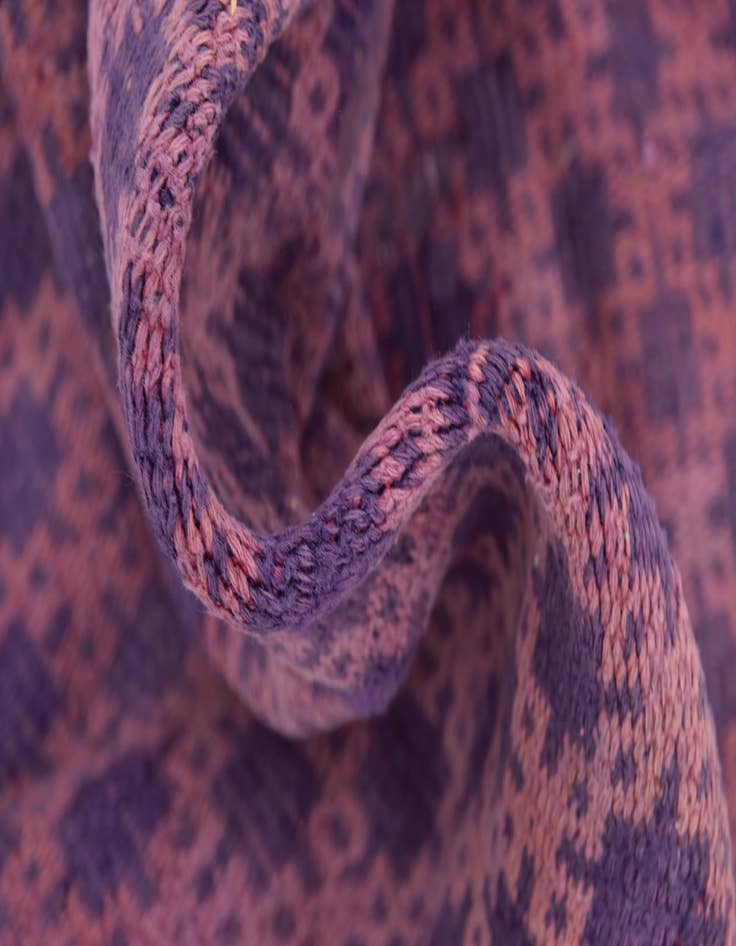 Detail image of  4' 3 x 8' 2  Hand Knotted Ultra Vintage Persian Wool Runner Rug