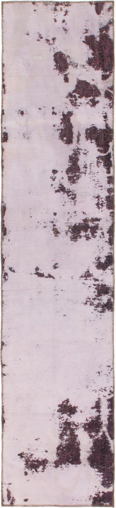  2' 4 x 10' 4  Hand Knotted Ultra Vintage Persian Wool Runner Rug